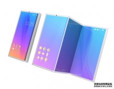 中国 TCL 秀折叠原型机，三折叠设计＋展开为10